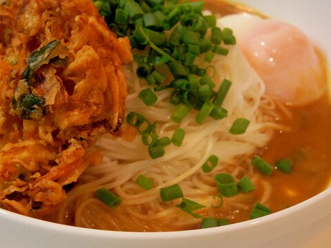 カレーをリメイク♪簡単カレーにゅうめん